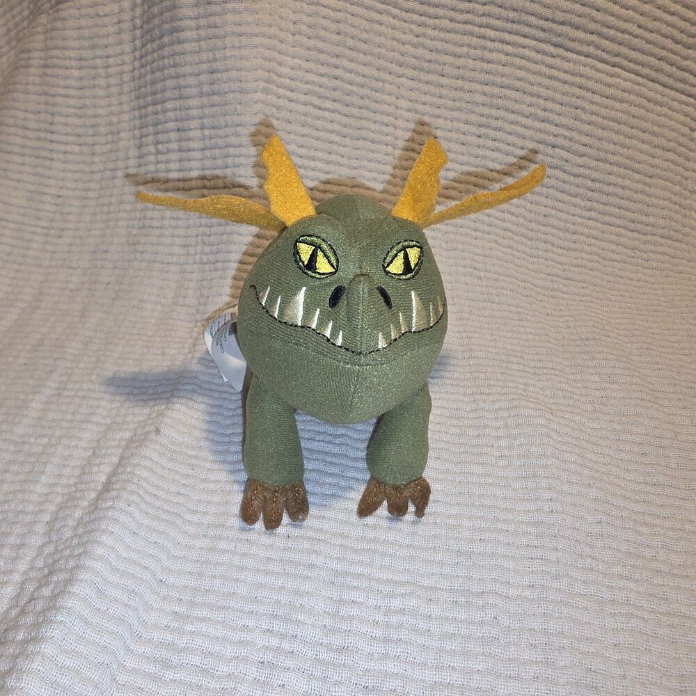 How To Train Your Dragon Baby Gronckle 6” Green Plush Fishlegs Meatlug Groncle